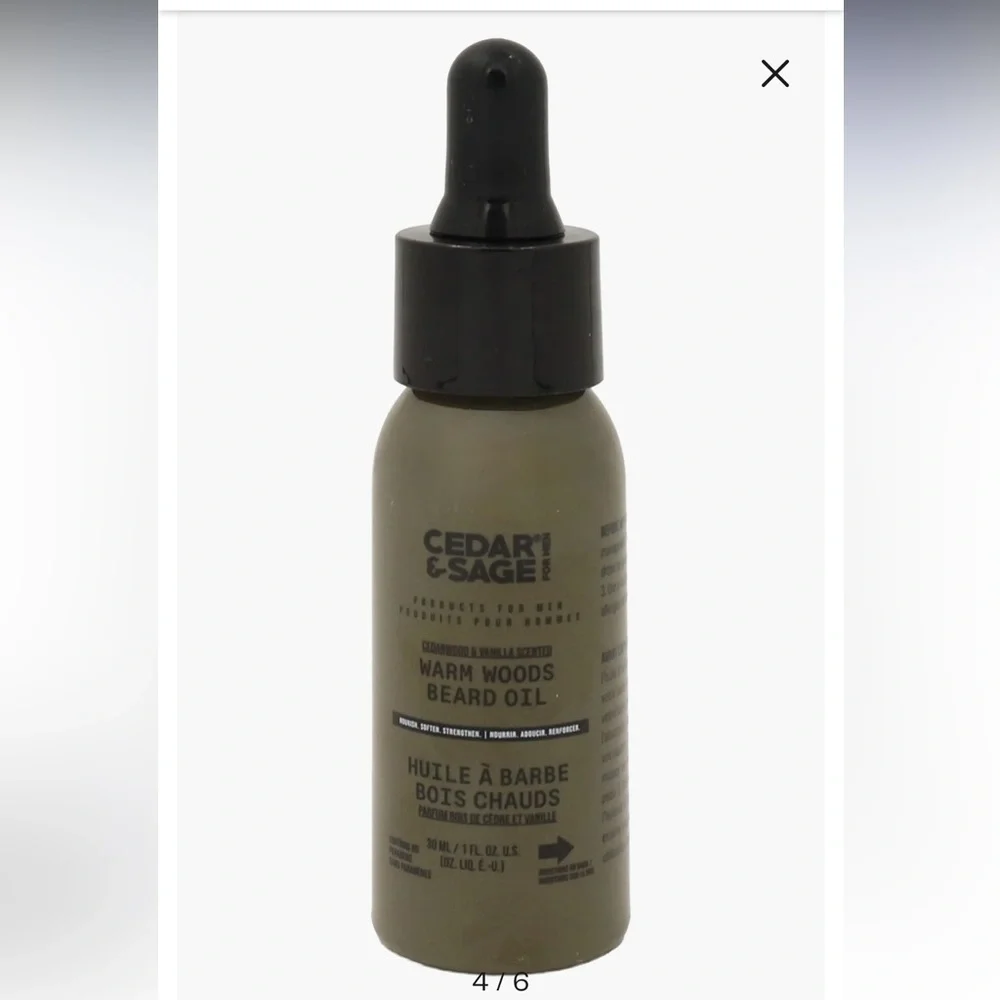 Cedar & Sage 4-Piece Face & Beard Set